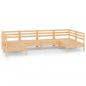 Preview: 6-tlg. Garten-Lounge-Set Massivholz Kiefer