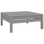 Preview: 5-tlg. Garten-Lounge-Set Massivholz Kiefer Grau