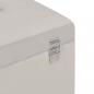 Preview: Bank mit Stauraum 80 cm Grau Samt