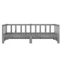 Preview: Tagesbett Ausziehbar Grau Kiefer Massivholz 2x(90x200) cm