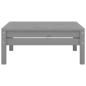 Preview: 7-tlg. Garten-Lounge-Set Grau Kiefer Massivholz