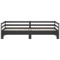 Preview: Tagesbett Ausziehbar Schwarz Kiefer Massivholz 2x(90x200) cm
