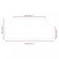 Preview: Kaminofen Glasplatte Sechseck 120x50 cm