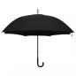 Preview: Regenschirm Schwarz 130 cm 