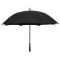 Preview: Regenschirm Schwarz 130 cm 