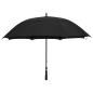 Preview: Regenschirm Schwarz 130 cm 