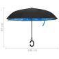 Preview: Regenschirm C-Griff Schwarz 108 cm