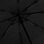 Preview: Faltbarer Regenschirm Automatisch Schwarz 95 cm   