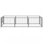 Preview: Hundezwinger Schwarz 3 m² Stahl