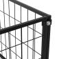 Preview: Hundezwinger Schwarz 5 m² Stahl