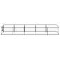 Preview: Hundezwinger Schwarz 5 m² Stahl