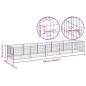 Preview: Hundezwinger Schwarz 5 m² Stahl