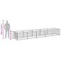 Preview: Hundezwinger Schwarz 5 m² Stahl