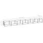 Preview: Hundezwinger Schwarz 7 m² Stahl