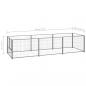 Preview: Hundezwinger Silbern 3 m² Stahl