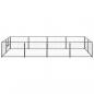 Preview: Hundezwinger Schwarz 8 m² Stahl