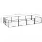 Preview: Hundezwinger Schwarz 8 m² Stahl