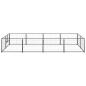 Preview: Hundezwinger Schwarz 8 m² Stahl