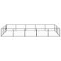 Preview: Hundezwinger Schwarz 15 m² Stahl