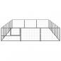 Preview: Hundezwinger Schwarz 18 m² Stahl