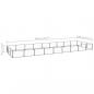 Preview: Hundezwinger Schwarz 27 m² Stahl