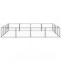 Preview: Hundezwinger Schwarz 16 m² Stahl