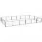 Preview: ARDEBO.de - Hundezwinger Schwarz 24 m² Stahl