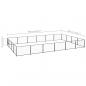 Preview: Hundezwinger Schwarz 24 m² Stahl
