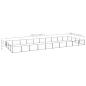 Preview: Hundezwinger Schwarz 40 m² Stahl