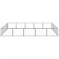 Preview: Hundezwinger Schwarz 25 m² Stahl