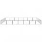 Preview: Hundezwinger Schwarz 35 m² Stahl