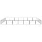 Preview: Hundezwinger Schwarz 35 m² Stahl