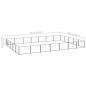 Preview: Hundezwinger Schwarz 35 m² Stahl