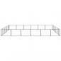 Preview: Hundezwinger Schwarz 36 m² Stahl