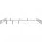 Preview: Hundezwinger Schwarz 42 m² Stahl