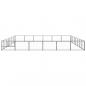 Preview: Hundezwinger Schwarz 48 m² Stahl