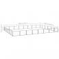 Preview: Hundezwinger Schwarz 48 m² Stahl
