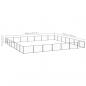 Preview: Hundezwinger Schwarz 49 m² Stahl