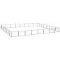 Preview: Hundezwinger Schwarz 64 m² Stahl