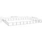 Preview: Hundezwinger Schwarz 80 m² Stahl
