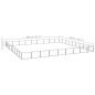 Preview: Hundezwinger Schwarz 81 m² Stahl
