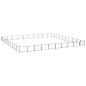 Preview: Hundezwinger Schwarz 100 m² Stahl