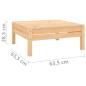 Preview: 8-tlg. Garten-Lounge-Set Massivholz Kiefer