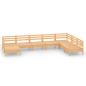 Preview: 8-tlg. Garten-Lounge-Set Massivholz Kiefer