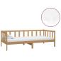 Preview: Tagesbett mit Matratze 90x200 cm Honigbraun Massivholz Kiefer
