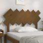 Preview: Bett-Kopfteil Honigbraun 122,5x3x80,5 cm Massivholz Kiefer