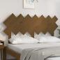 Preview: Bett-Kopfteil Honigbraun 141x3x80,5 cm Massivholz Kiefer
