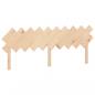 Preview: Bett-Kopfteil 196x3x80,5 cm Massivholz Kiefer