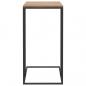 Preview: Beistelltisch Schwarz 40x30x59 cm Holzwerkstoff