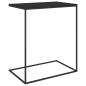 Preview: Beistelltisch Schwarz 55x35x66 cm Holzwerkstoff